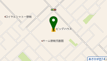 スーパーアークス野幌店の地図画像