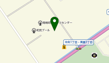 ラッキーマート南幌店の地図画像