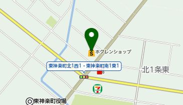 コープさっぽろひがしかぐら店の地図画像