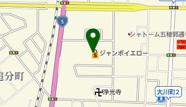 ジャンボイエロー亀田店の地図画像