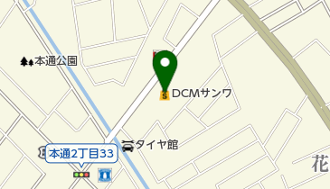 DCMサンワ函館本通店の地図画像