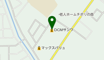 DCM登別店の地図画像