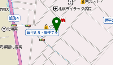 ビバホーム豊平店の地図画像