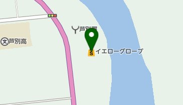 イエローグローブ芦別店の地図画像