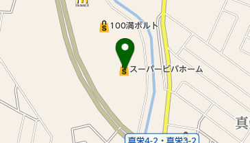 スーパービバホーム清田羊ケ丘通店の地図画像