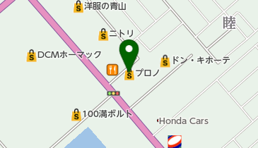 プロノ釧路東店の地図画像