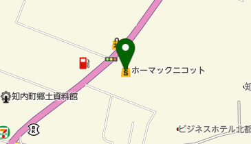 DCMニコット知内店の地図画像