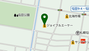 ジョイフルエーケー屯田店の地図画像