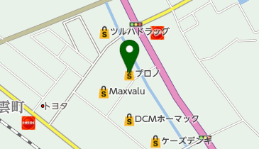 プロノ八雲店の地図画像