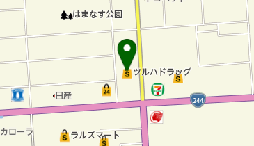 ツルハドラッグ斜里店の地図画像