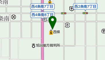 クスリのツルハ名寄店の地図画像
