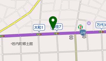 アライ大学堂本店の地図画像