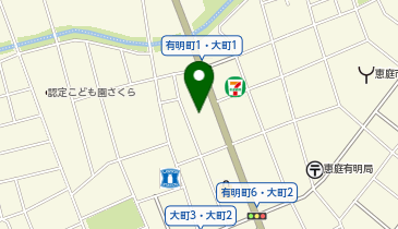 ツルハドラッグ恵庭大町店の地図画像