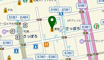 ビックドラッグ札幌店の地図画像
