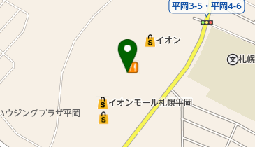 イオンモール札幌平岡の地図画像