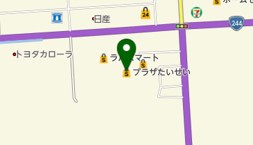 プラザたいせいの地図画像