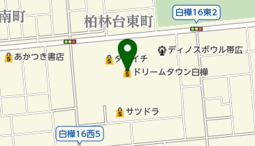 ドリームタウン白樺の地図画像