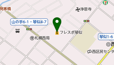 フレスポ琴似の地図画像