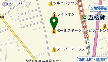 ポールスターショッピングセンターの地図画像