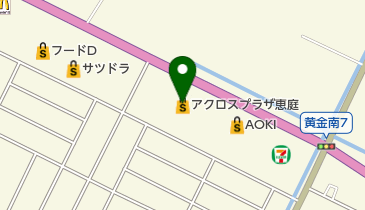 アクロスプラザ恵庭の地図画像