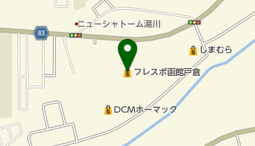 フレスポ函館戸倉の地図画像