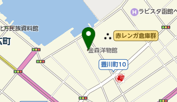 金森洋物館の地図画像