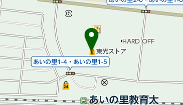 あいの里ショッピングセンターの地図画像