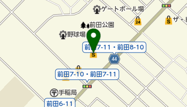 クロスガーデン手稲前田の地図画像