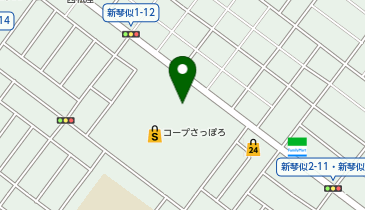 クロスモール新琴似の地図画像