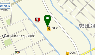 イオン札幌厚別ショッピングセンターの地図画像