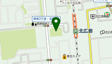 トナリエ北広島の地図画像