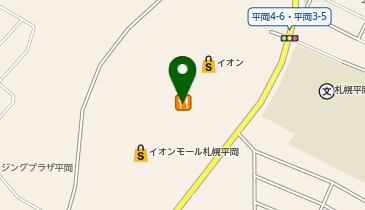 ライトオンイオンモール札幌平岡店の地図画像