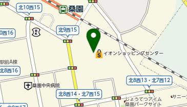 タカキューイオン札幌桑園店の地図画像