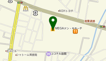 マックハウスMEGAドン・キホーテ函館店の地図画像