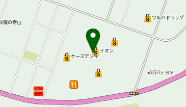 マックハウスイオン滝川店の地図画像