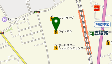 ライトオン函館ポールスター店の地図画像