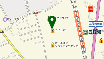 ハニーズ函館港町店の地図画像
