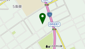 サンキ岩見沢東店の地図画像