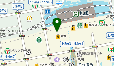 SHIPS KIDS大丸札幌店の地図画像