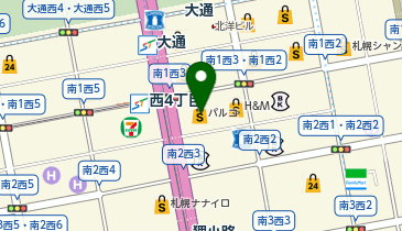 ユナイテッドアローズ札幌店の地図画像