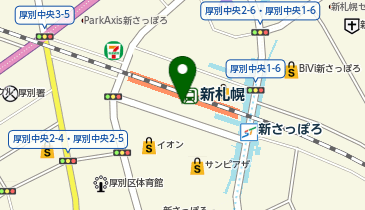 アカチャンホンポ新さっぽろアークシティ店の地図画像