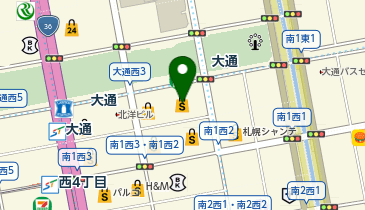 ミキハウス札幌丸井今井店の地図画像