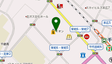 ライトオンイオン千歳店の地図画像