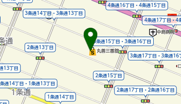 丸善三番舘旭川本店の地図画像