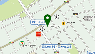 ワークマンプラス札幌菊水元町店の地図画像
