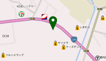 サンキ静内店の地図画像