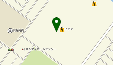 ジーユーイオンモール釧路昭和店の地図画像