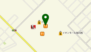 ジーユーイオンモール旭川西店の地図画像