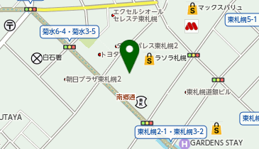 H&Mラソラ札幌の地図画像