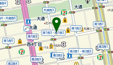 GAPストア札幌ゲートの地図画像